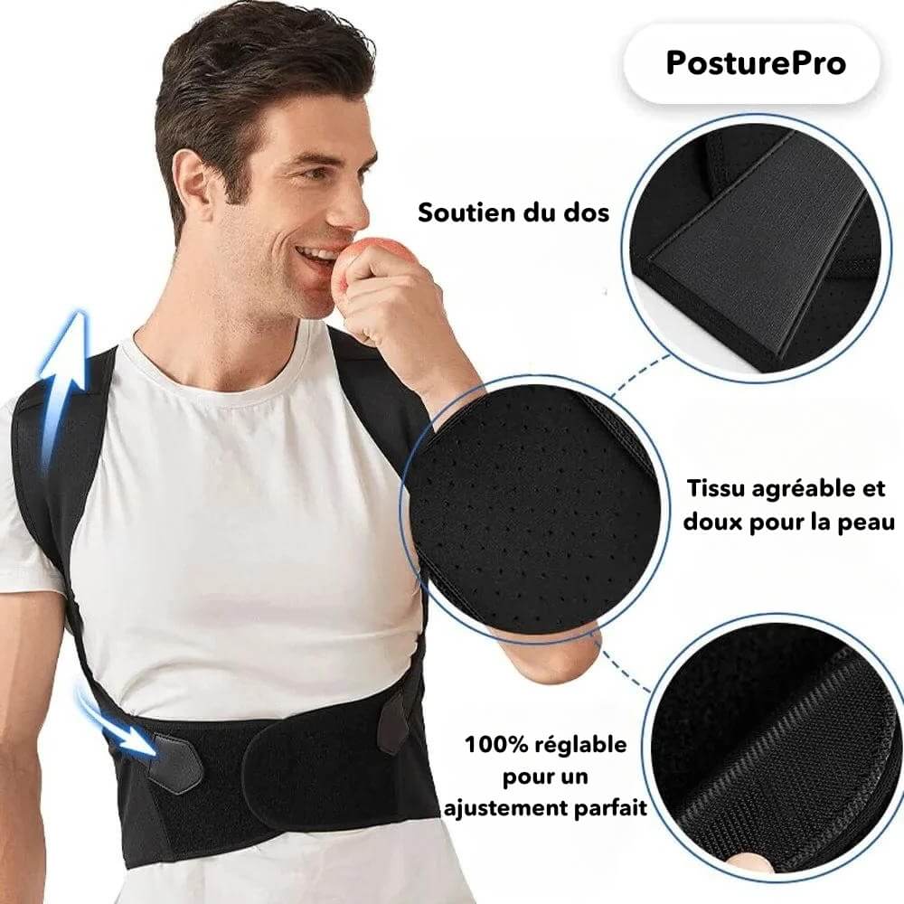 PosturePro™ CEINTURE DE SOUTIEN DORSAL.