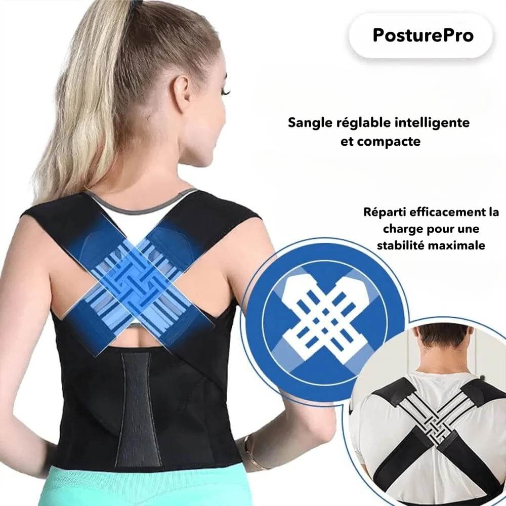 PosturePro™ CEINTURE DE SOUTIEN DORSAL.